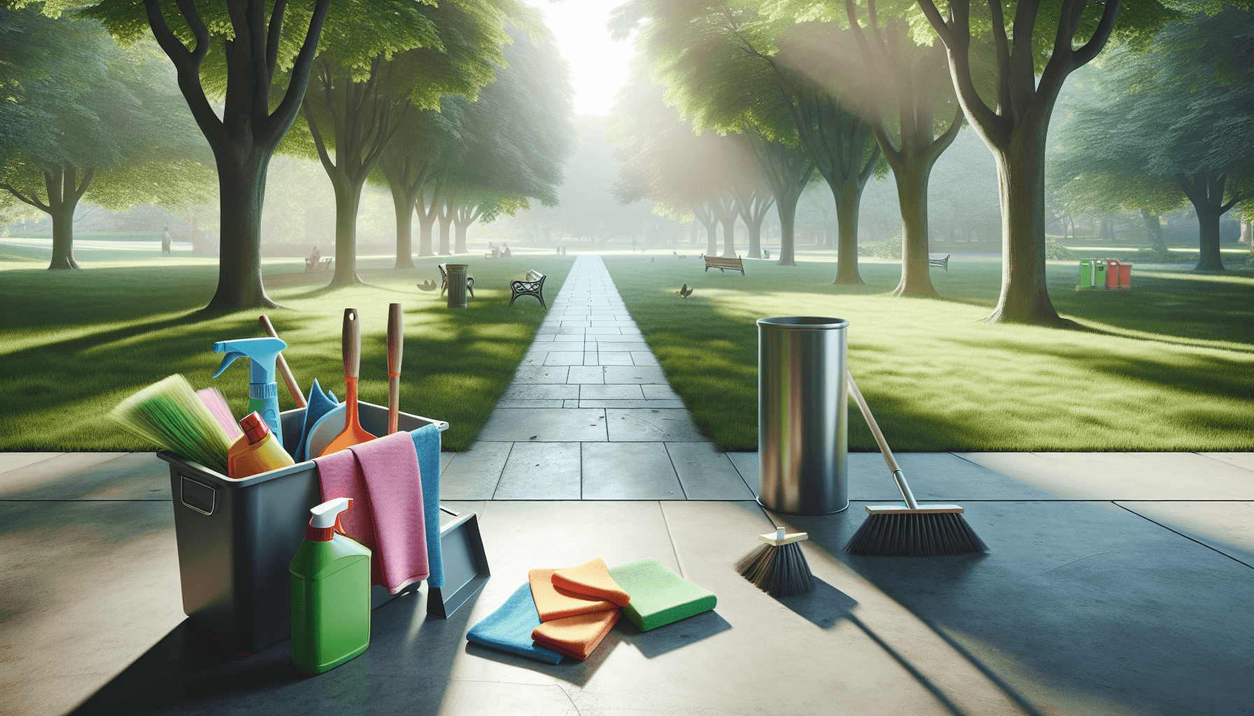 Parke Temizliğinde Kullanılan Mikrofiber Bezler